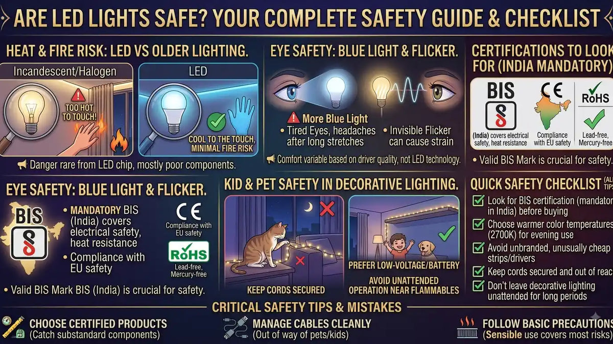 Are LED Lights Safe? What You Should Know