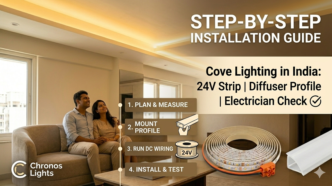 How to Install Cove Lighting — Step-by-Step Guide for Indian Homes