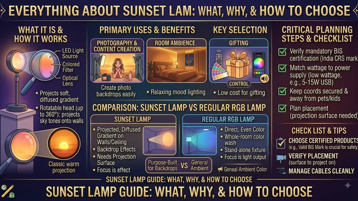 Sunset Lamp: What It Is, How It Works & How to Choose One