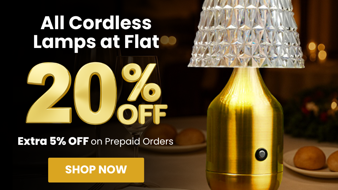 Top 5 Cordless Lamps to Buy Online in India – Elegant, Rechargeable & Now at 20% Off
