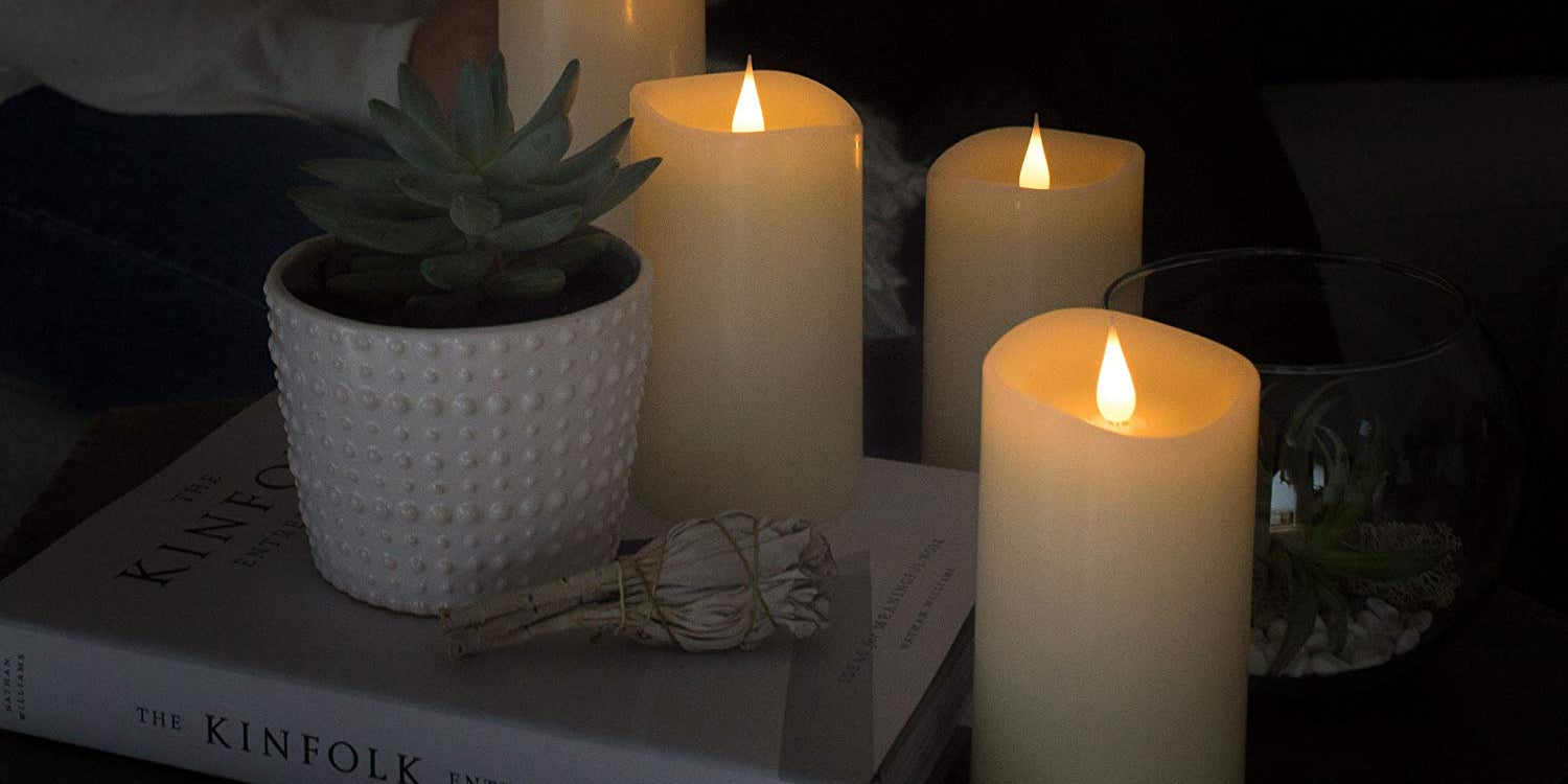3D Jumping Wick Pillar Candles