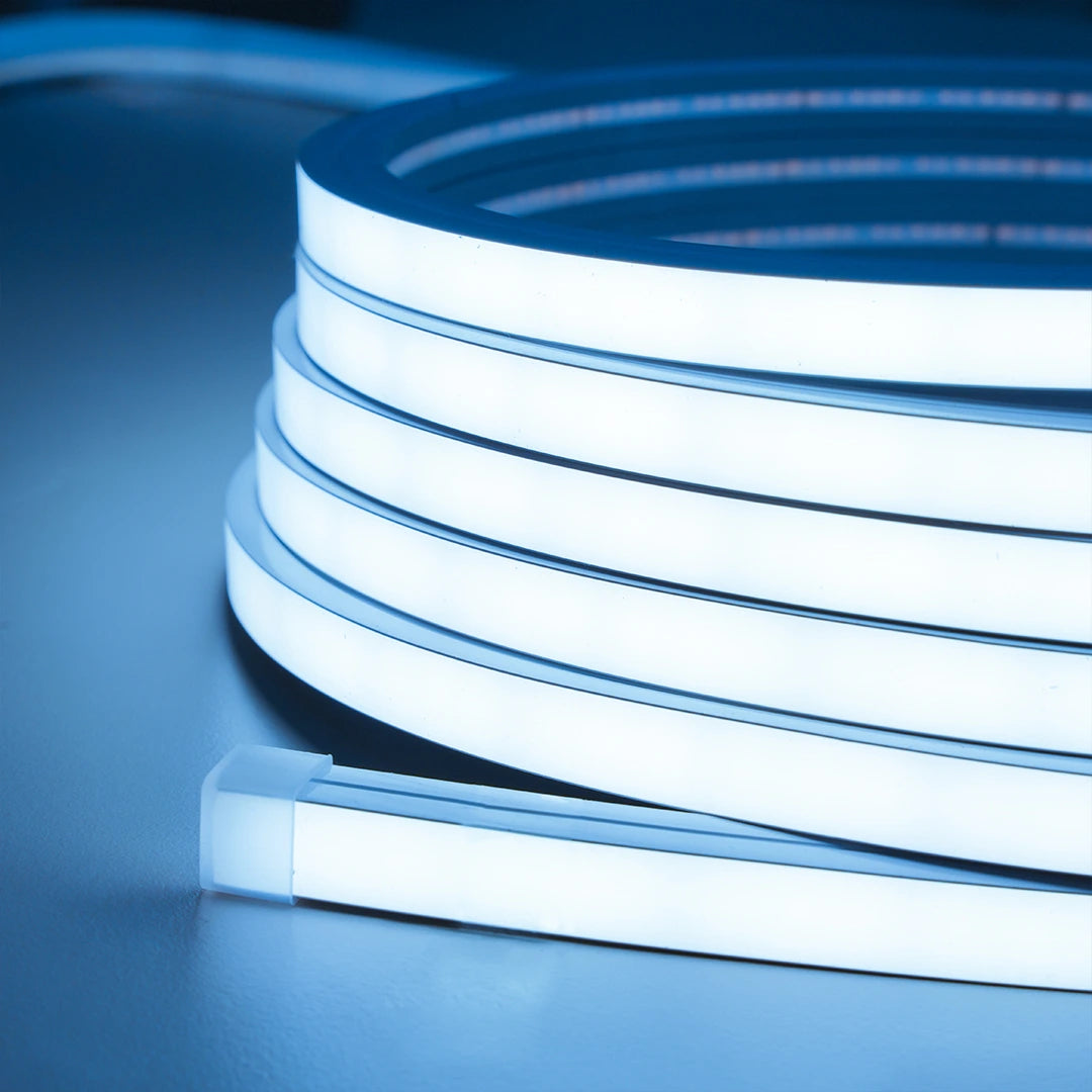 Front curve neon profile, 10 mm silicone design.