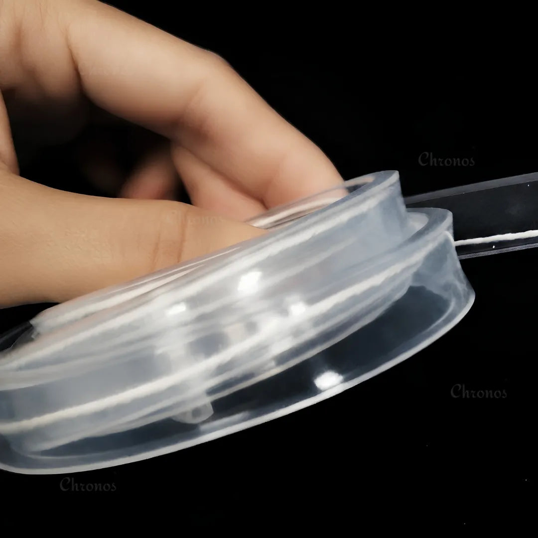 Transparent silicone sleeve compatible with standard 10mm PCB LED strip lights