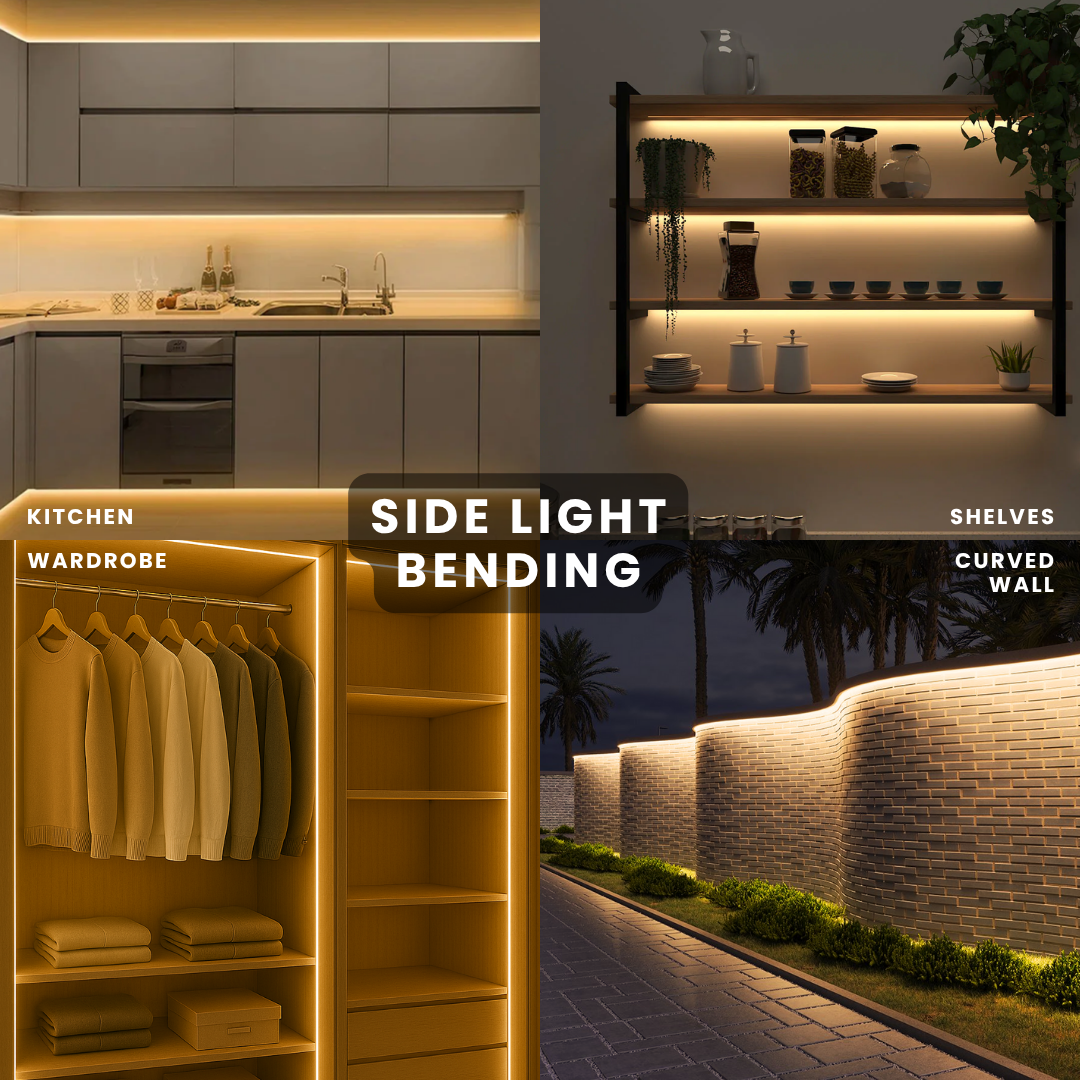 Compact 12x12 side view profile for architectural LED integrations