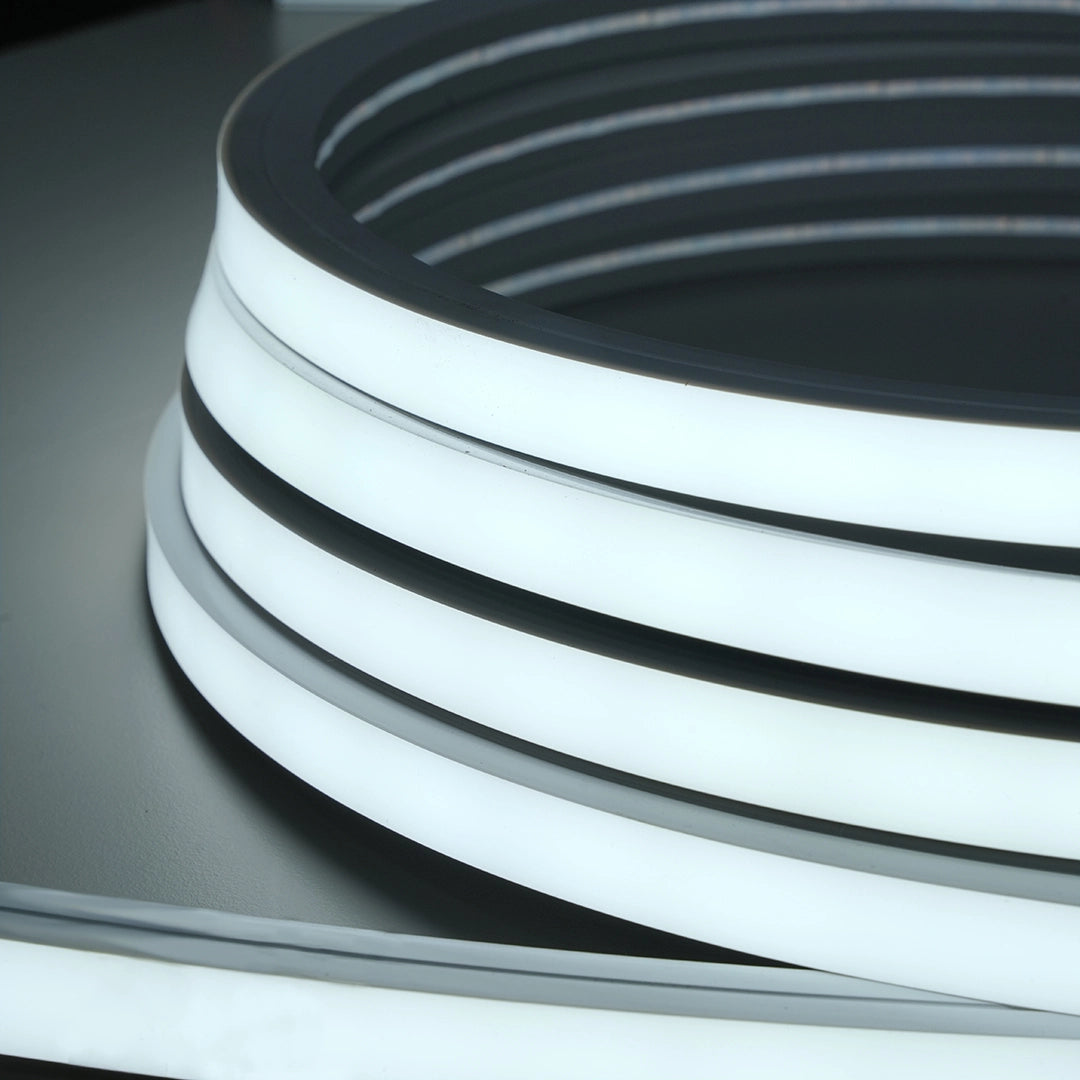 12x12 mm LED neon profile light roll, front bend.