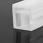 12x20 Side View Silicone Profile – Ideal for narrow beam LED strip installations