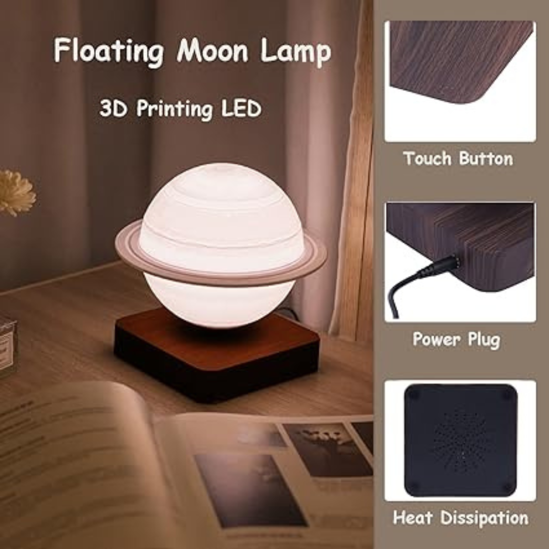 3D Levitating Saturn Lamp | Chronos Lights