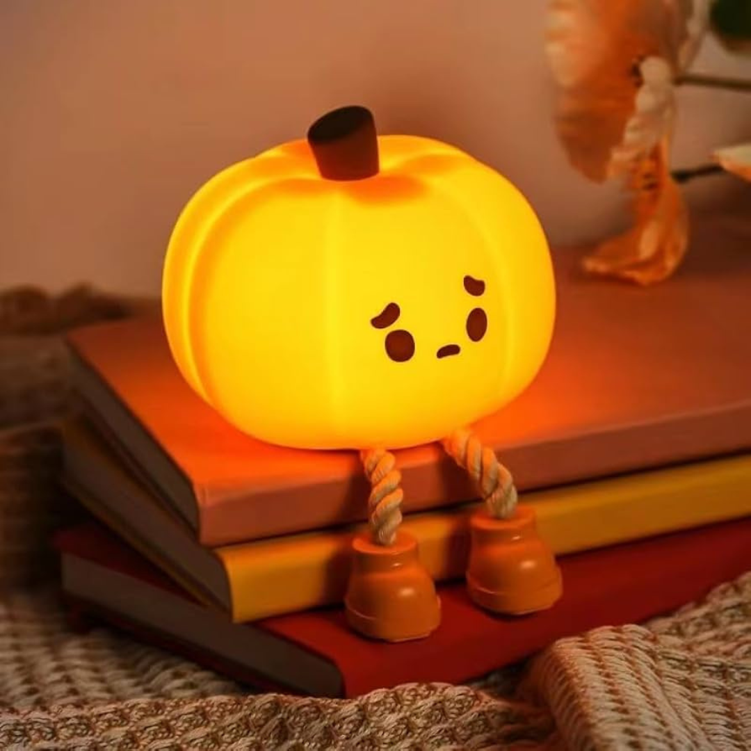 Pumpkin Silicone Night Lamp | Chronos Lights