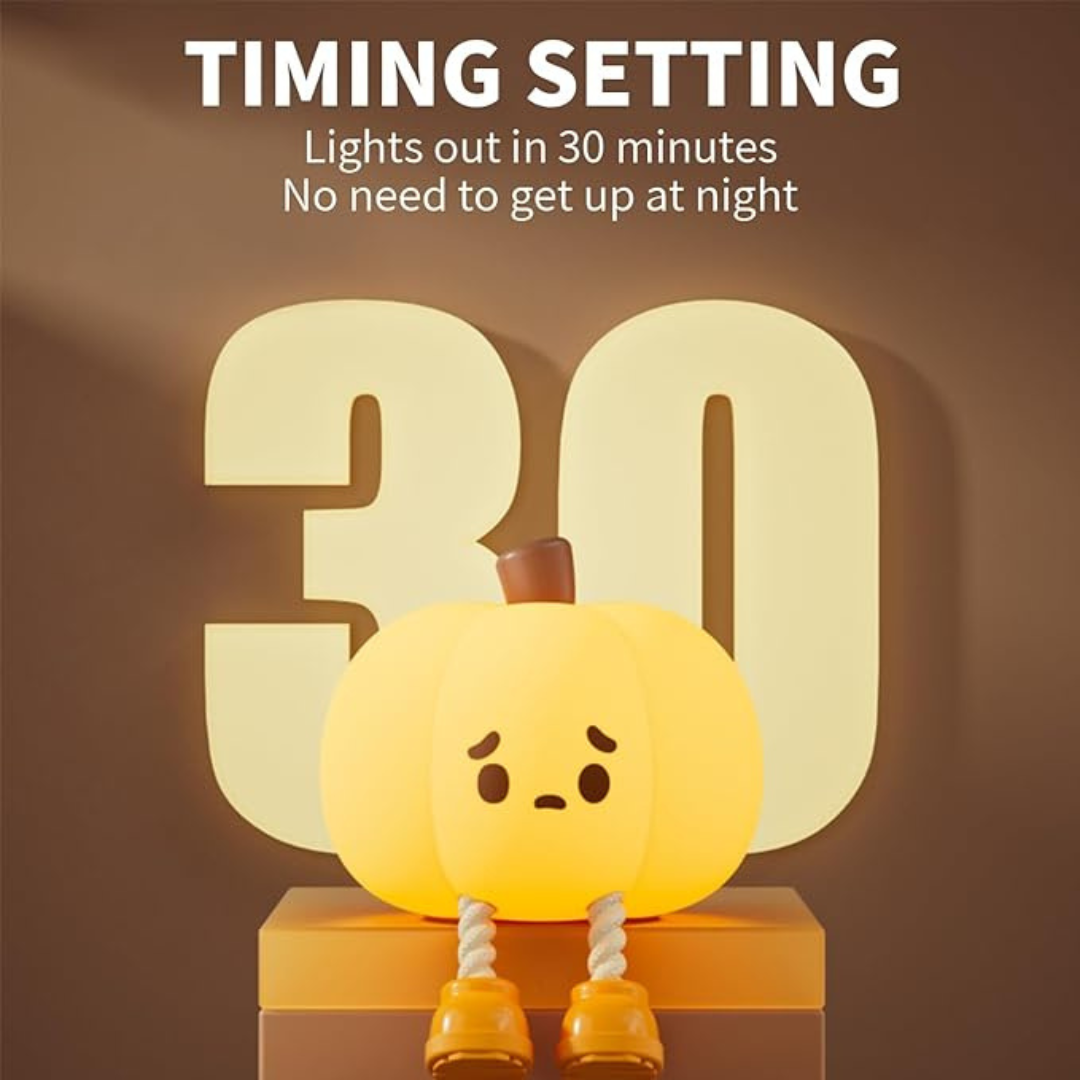 Pumpkin Silicone Night Lamp | Chronos Lights