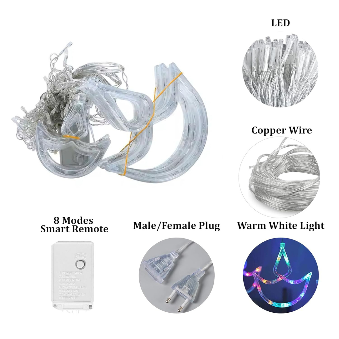 Diya Curtain Lights | Multi LED Chronos Lights