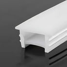 16×10 mm recessed silicone LED profile with top-light diffuser.