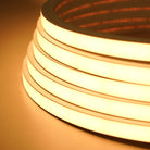 16mm x 16mm Flexible Silicone Neon Profile Light Front Bend in warm white