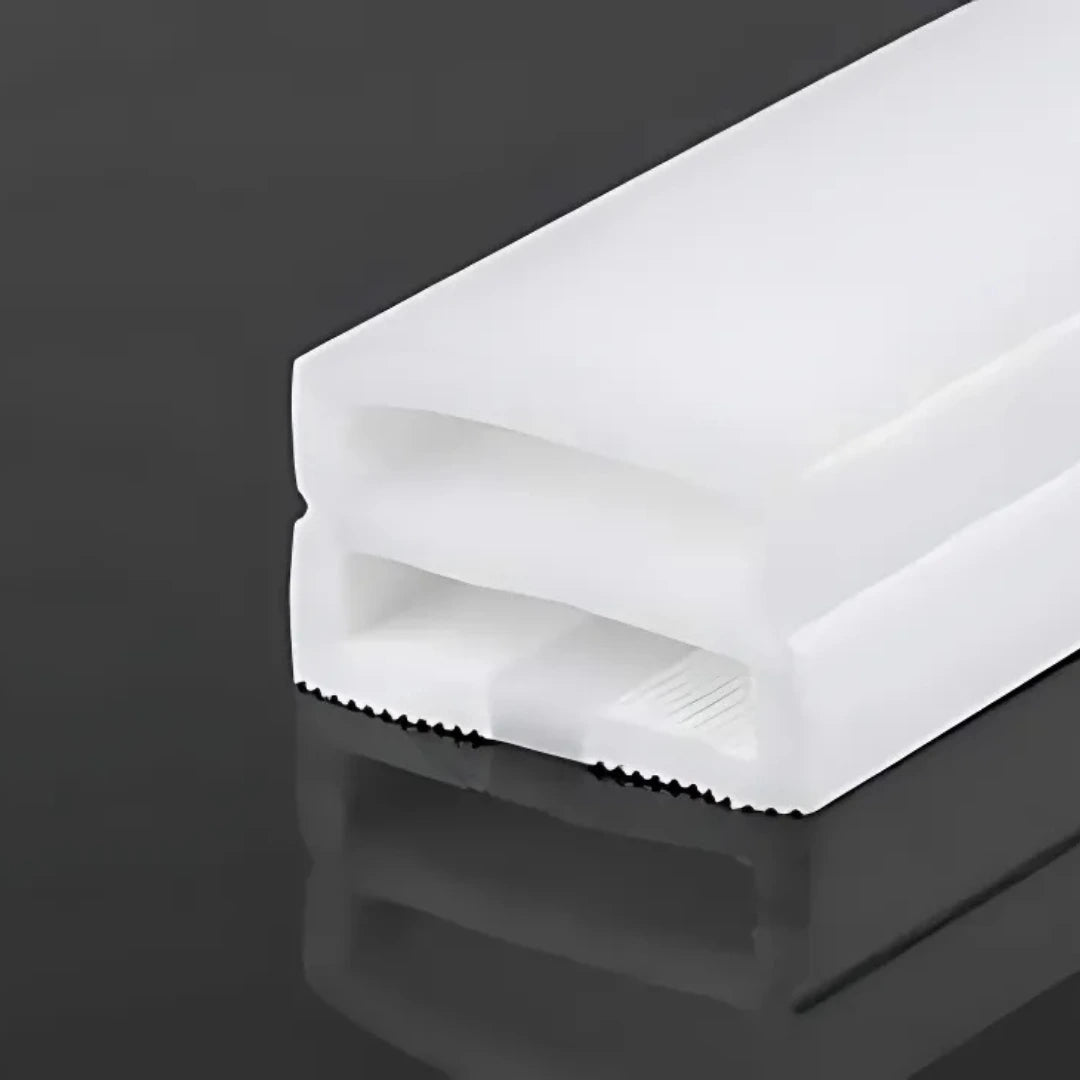 17x08 Top View Silicone Profile – Ideal for wide LED strip installations