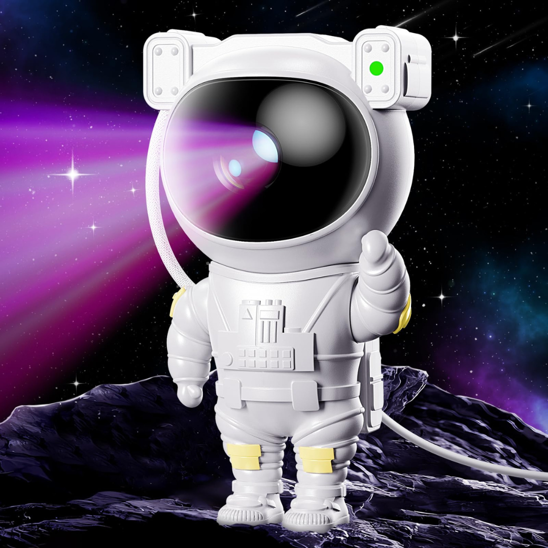 Astronaut Galaxy Projector Rechargeable Lamp with Remote Control | Chronos Lights