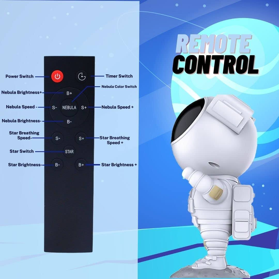 Astronaut Galaxy Projector Rechargeable Lamp with Remote Control | Chronos Lights