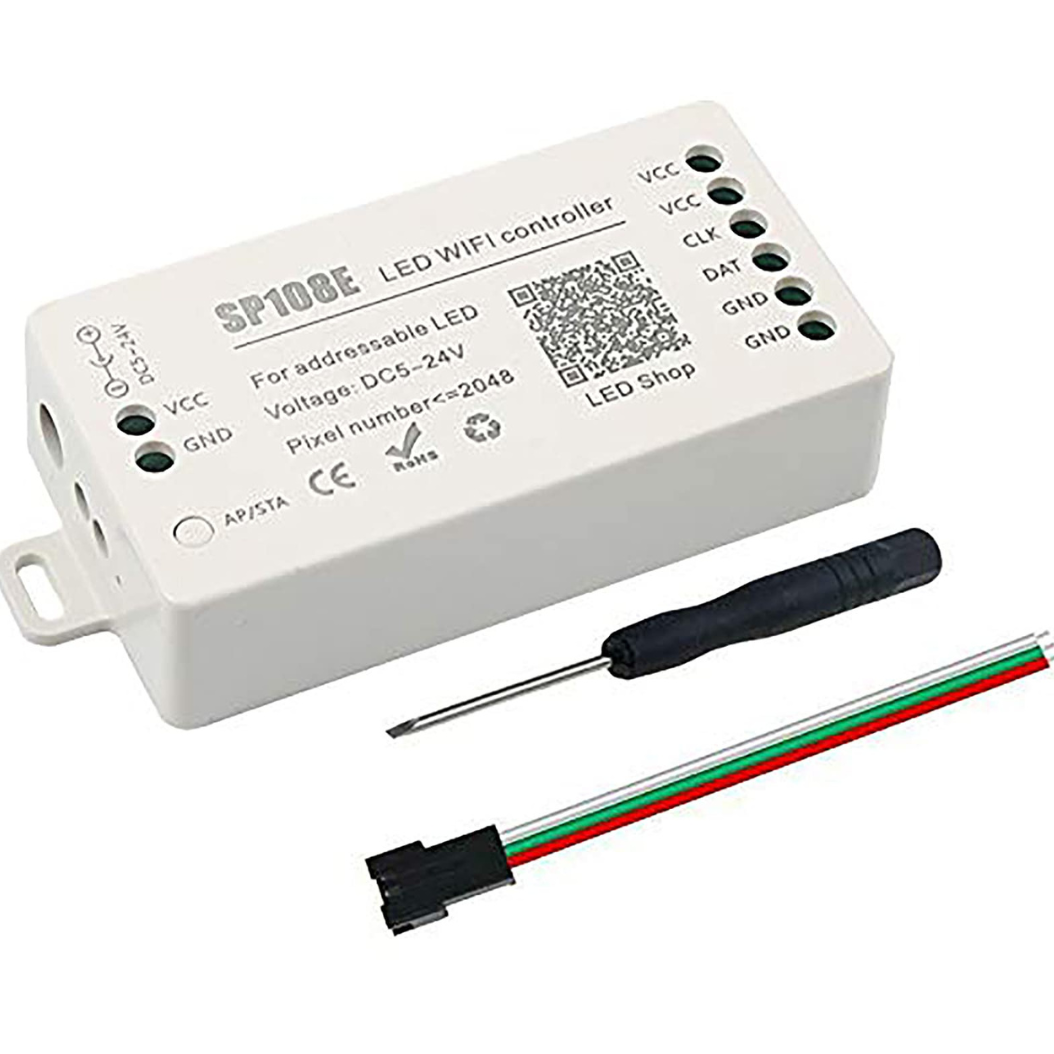 DC5~24V SP108E LED WiFi Controller Chronos Lights