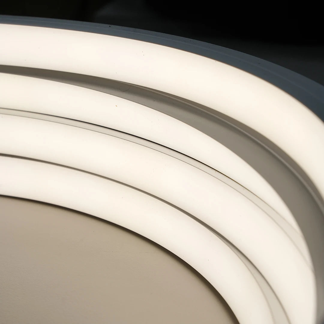 20x20 mm LED neon profile light roll, front bend.