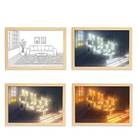Led Light Painting Artwork Photo Night Luminous Table Lamp Chronos Lights