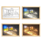 Led Light Painting Artwork Photo Night Luminous Table Lamp Chronos Lights