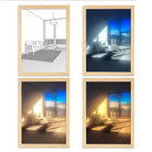 Led Light Painting Artwork Photo Night Luminous Table Lamp Chronos Lights