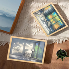 Led Light Painting Artwork Photo Night Luminous Table Lamp Chronos Lights