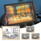 Led Light Painting Artwork Photo Night Luminous Table Lamp Chronos Lights