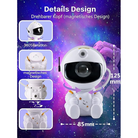 Sitting Astronaut Galaxy Projector Rechargeable Lamp with Remote Control