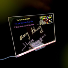 3D Acrylic LED Note Board Light | Chronos Lights | Chronos Light
