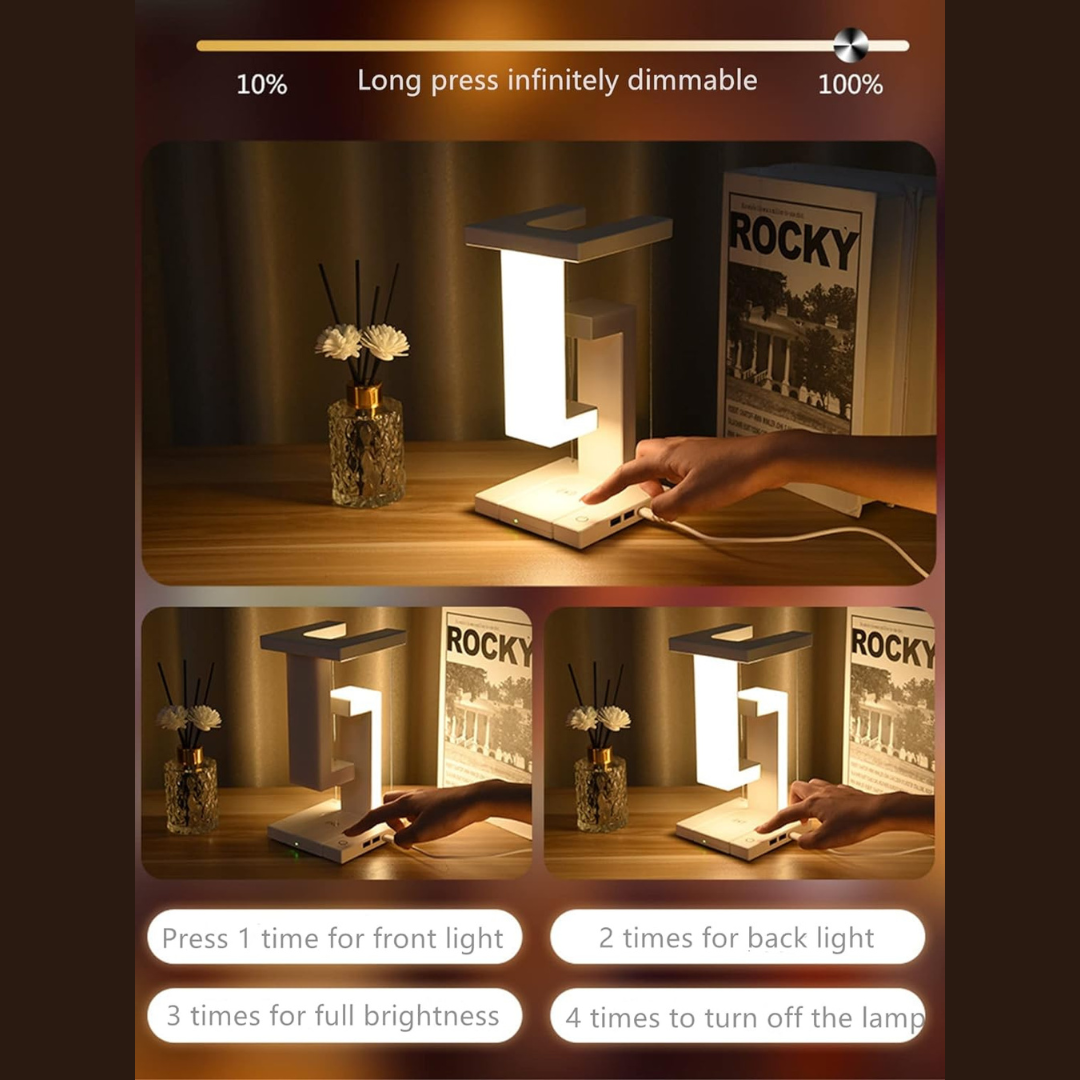 Tensegrity Smart Led Desk Lamp With Wireless Charge | Chronos Lights