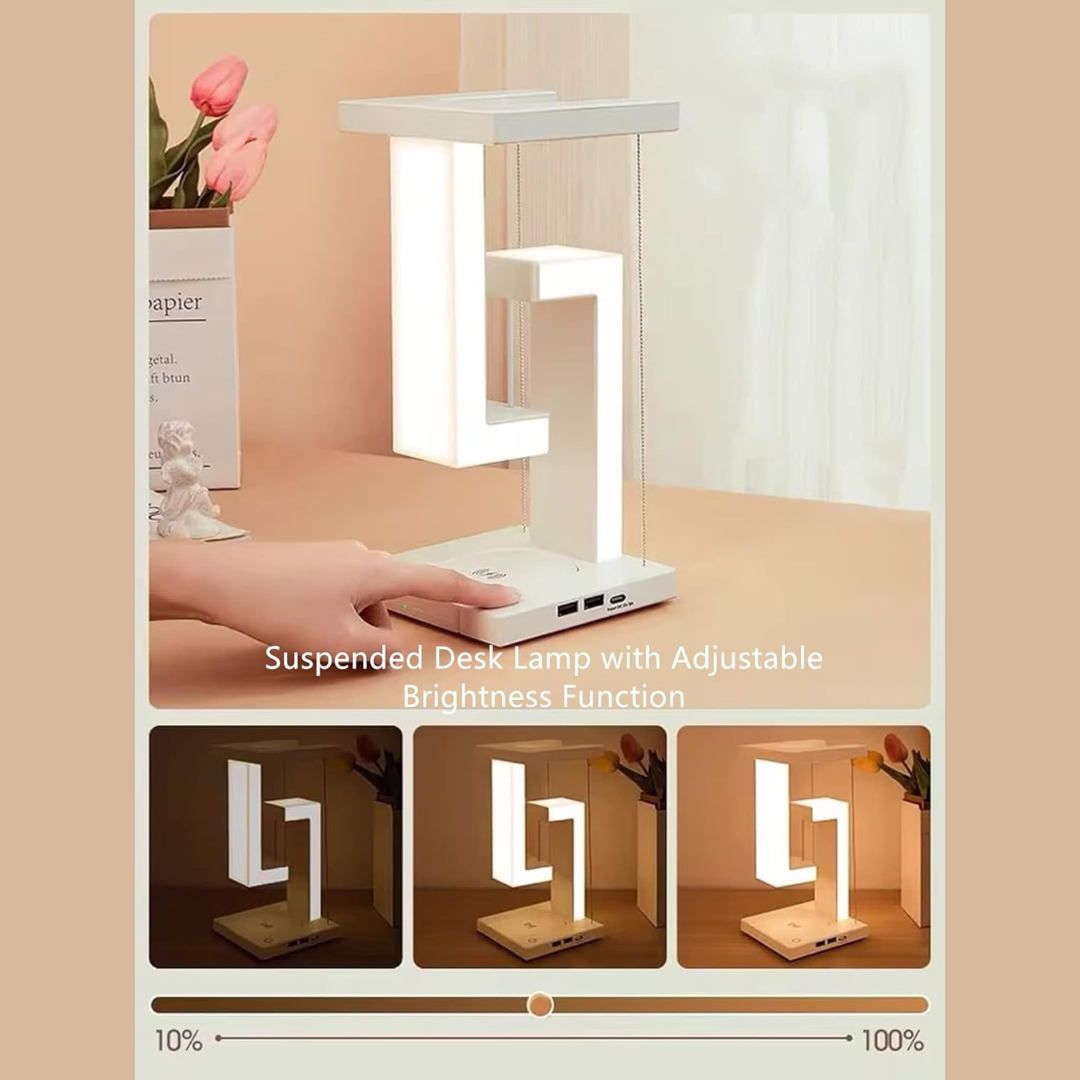 Tensegrity Smart Led Desk Lamp With Wireless Charge | Chronos Lights