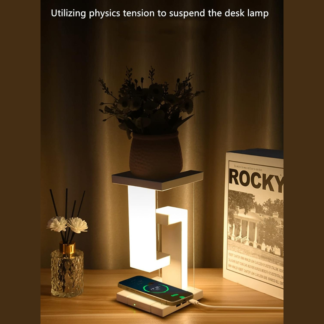 Tensegrity Smart Led Desk Lamp With Wireless Charge | Chronos Lights