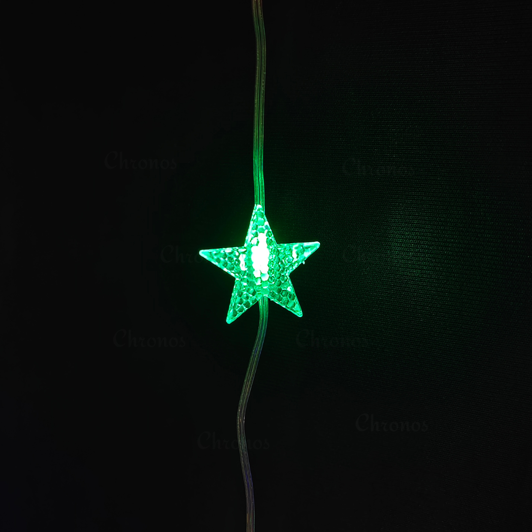 8 mode LED star curtain lights for festivals like Diwali and Christmas
