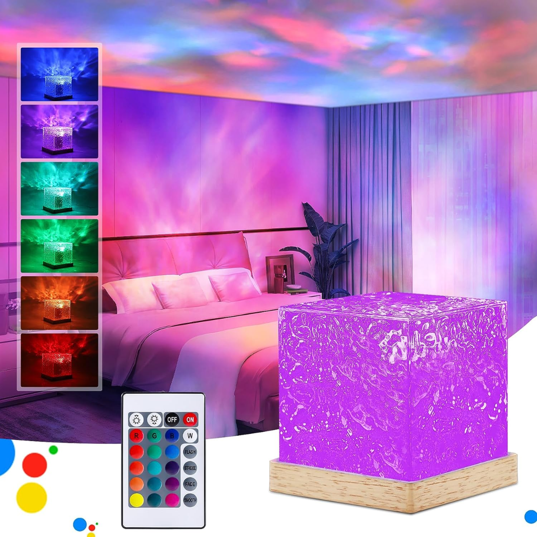 LED Ocean Wave Table Lamp Chronos Lights