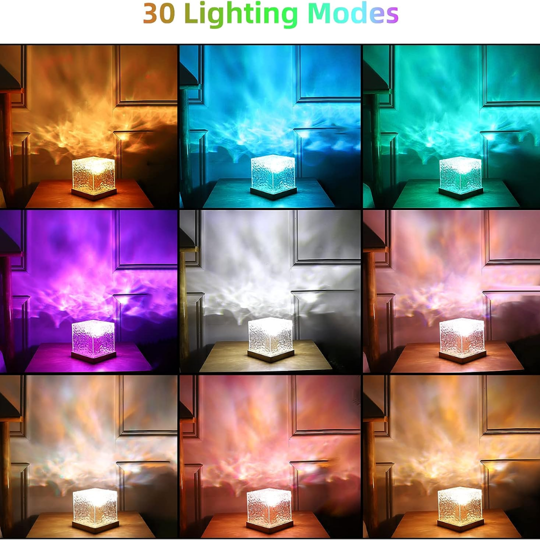 LED Ocean Wave Table Lamp Chronos Lights