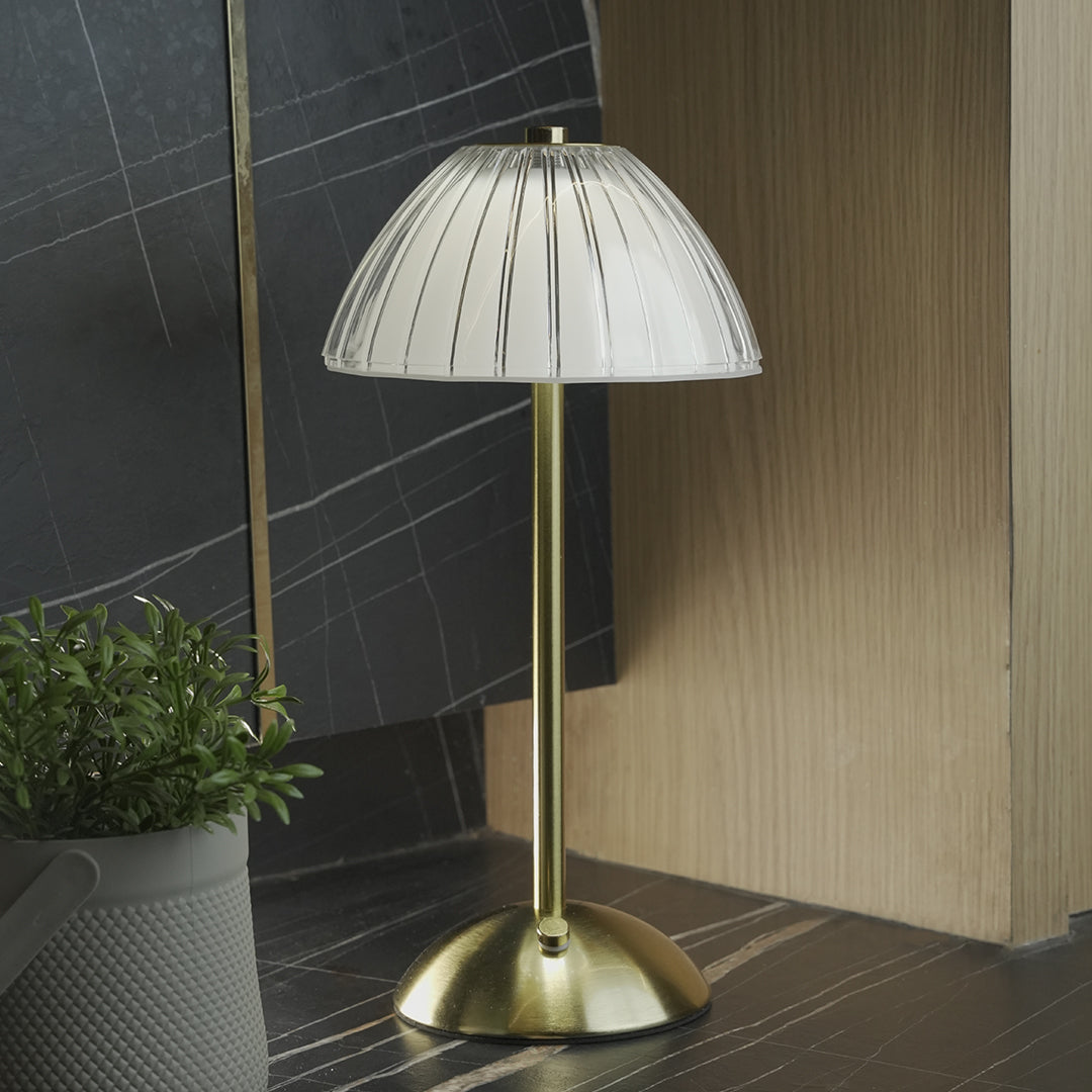 Cupola Portable Rechargeable LED Table Lamp | Cordless 3 Color Touch Sensor | Chronos Lights