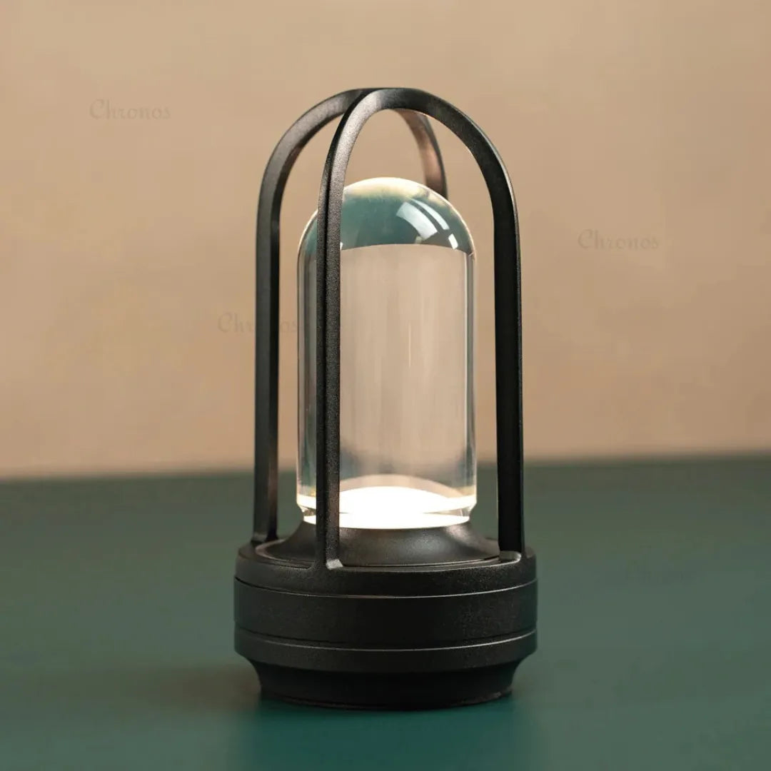 KEPI Arch cordless rechargeable bedside table lamp for modern bedroom lighting