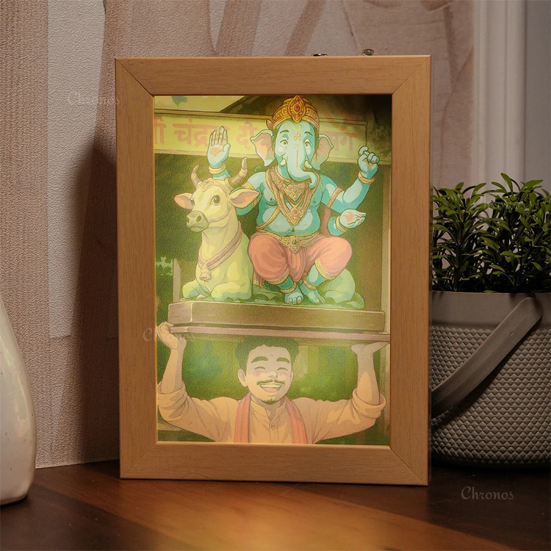 Customizable Anime-Inspired Light Frame – Perfect Gift for Ghibli Lovers & Art Enthusiasts