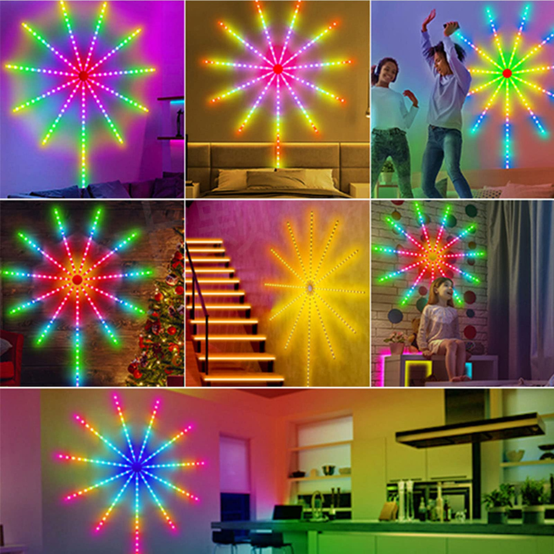Smart RGBIC LED Firework Lights Chronos Lights
