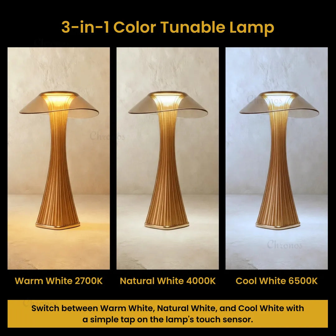 Stria Slim cordless rechargeable LED table lamp for modern home and hospitality interiors