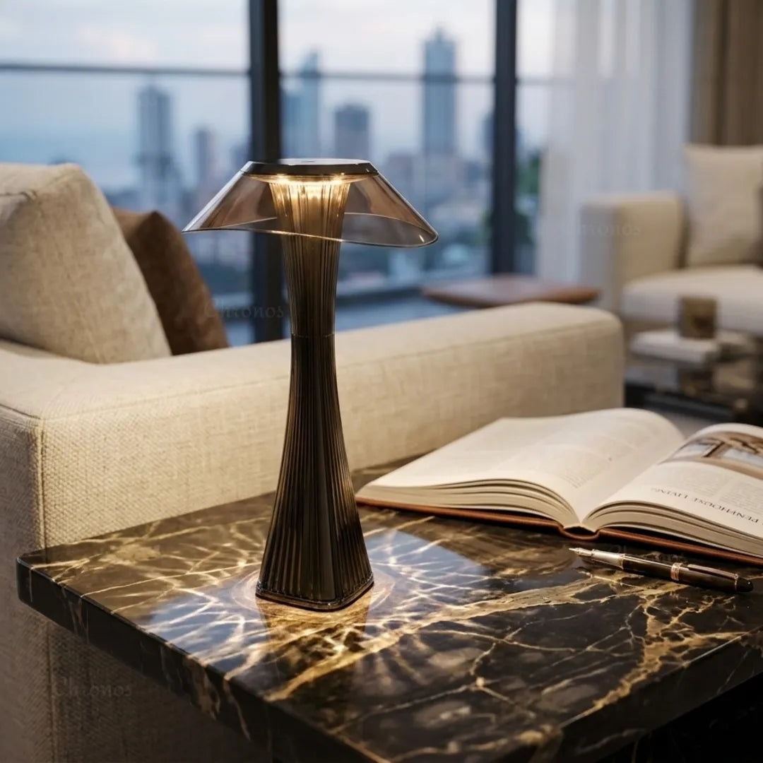 Stria Slim cordless table lamp with touch sensor control and adjustable LED lighting