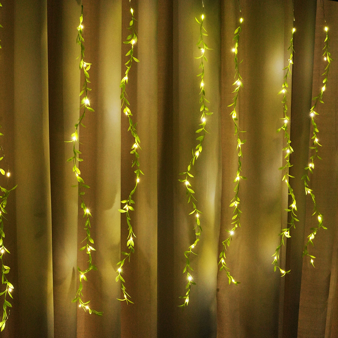 Bohemian style leaves garland fairy lights for indoor and semi-outdoor decoration – Chronos Lights