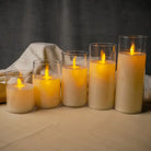 Chronos Acrylic Glass LED Flameless Candle – Elegant and safe alternative to traditional candles