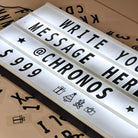 Cinematic XXL Message Board Light Box – Display quotes, notes, or announcements in cinematic style – Chronos Lights