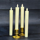 Premium Crystal-Metal Holder Enhancing LED Candle Glow