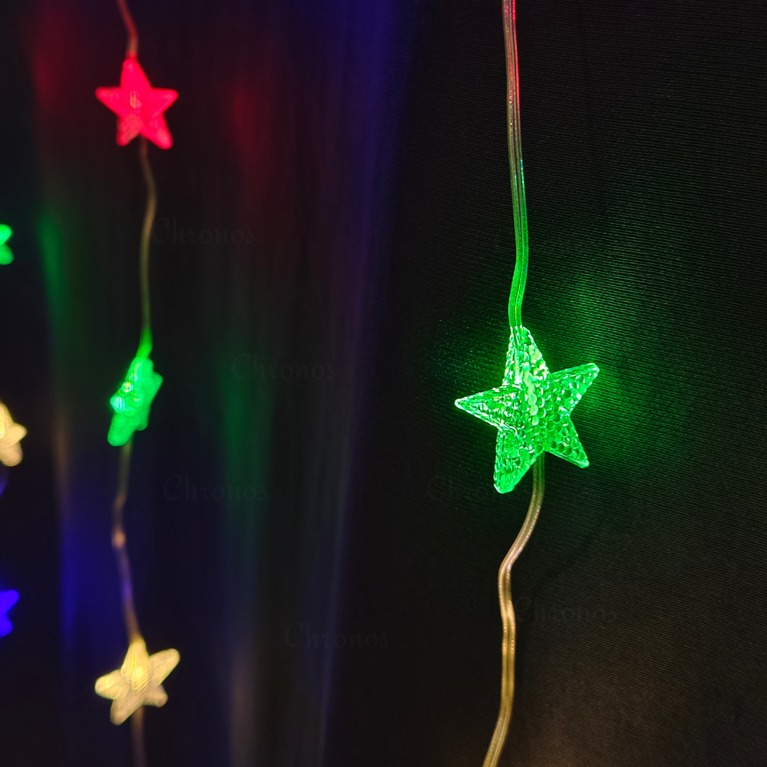 Decorative hanging star lights for ceiling and wall decoration