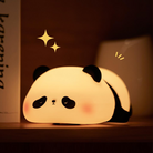 Dimmable squishy LED night light with USB charging, offering three brightness levels for nursery use.