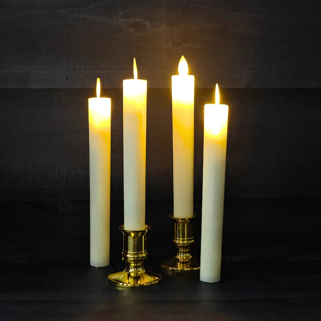 LED Swing Candles for Home Décor, Dining Table, and Pooja Corner