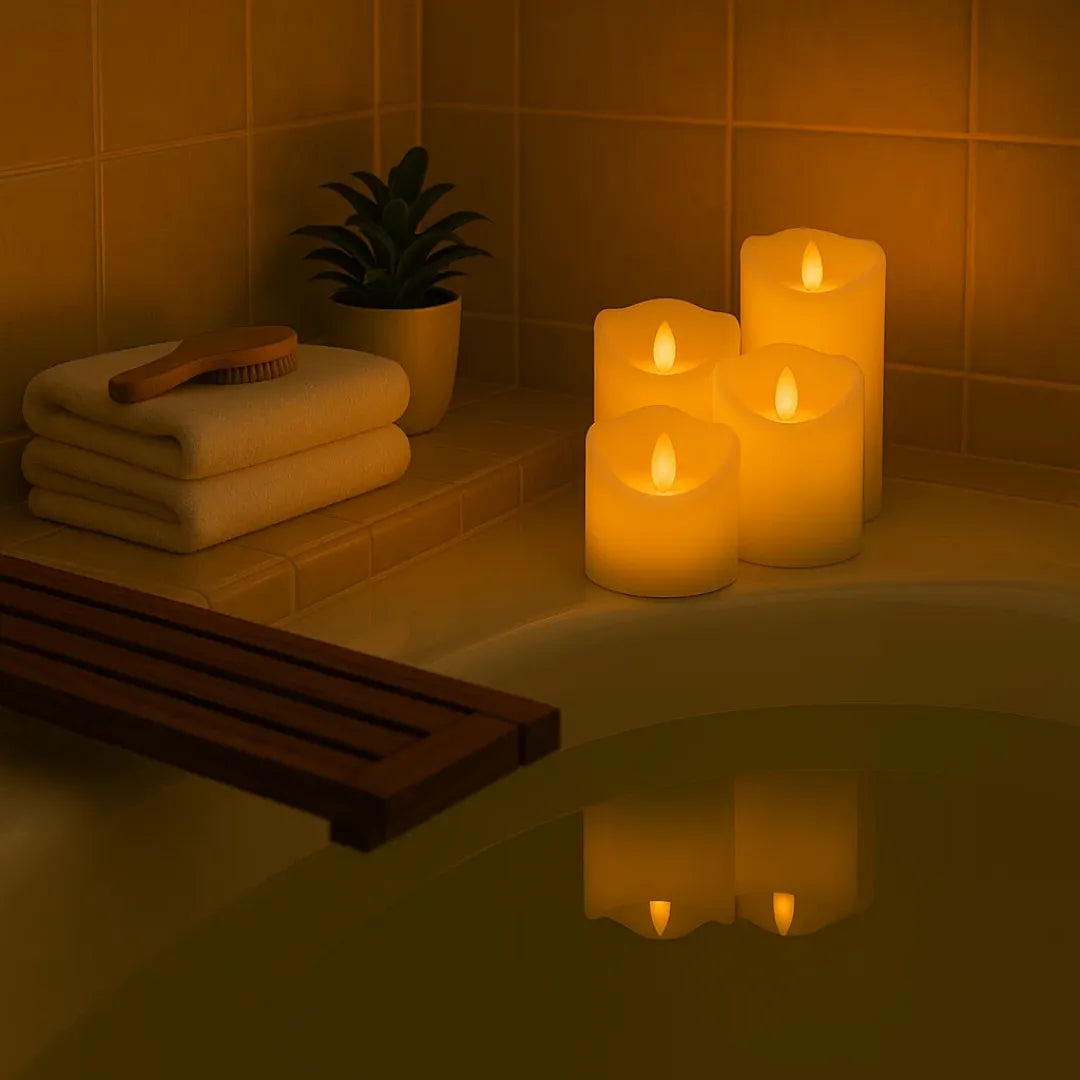 Energy efficient LED candle with long lasting performance