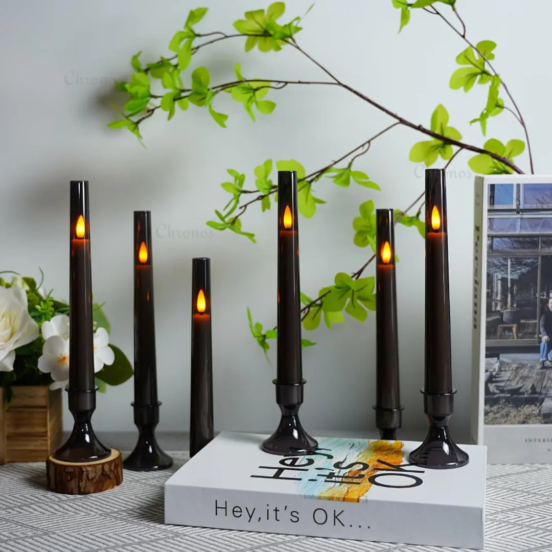 Energy efficient reusable LED candles for long lasting use