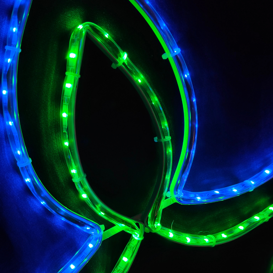 Energy efficient RGB LED diya neon flex light for long lasting festive use